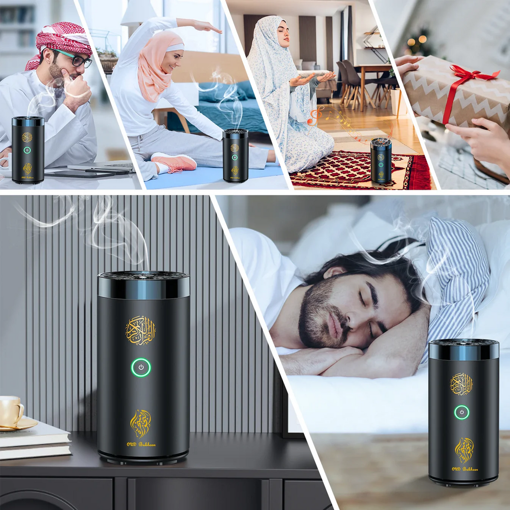 Barakah Flame™ – Portable Qur’an Reciter & Oud Burner